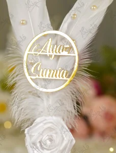Double White Feather Silver Nikkah Pen 7