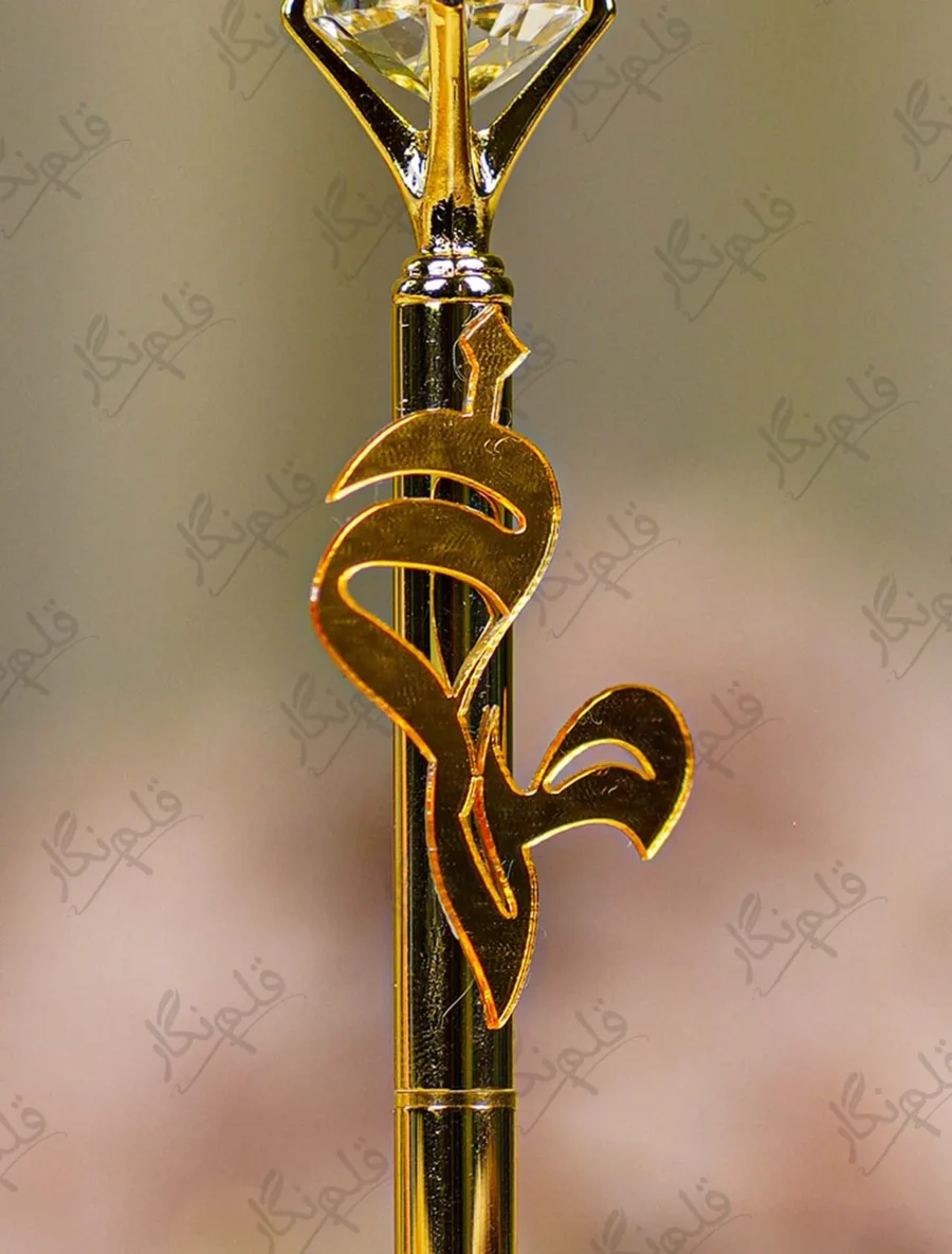 Polished gold metal barrel view showcasing smooth finish and premium materials