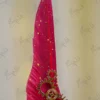 Gold Gear Red Feather Quill Nikkah Pen 2