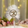 Gold Qabool Hai White Satin Wedding Pen 5