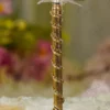 Gold Ribbon Wrapped White Feather Nikkah Pen 3