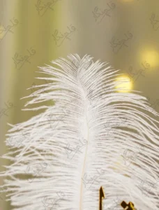 Gold pearl mesh Nikkah pen with its textured handle details
