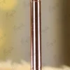 Top-down close-up of the crystal diamond prong set crown on the pen