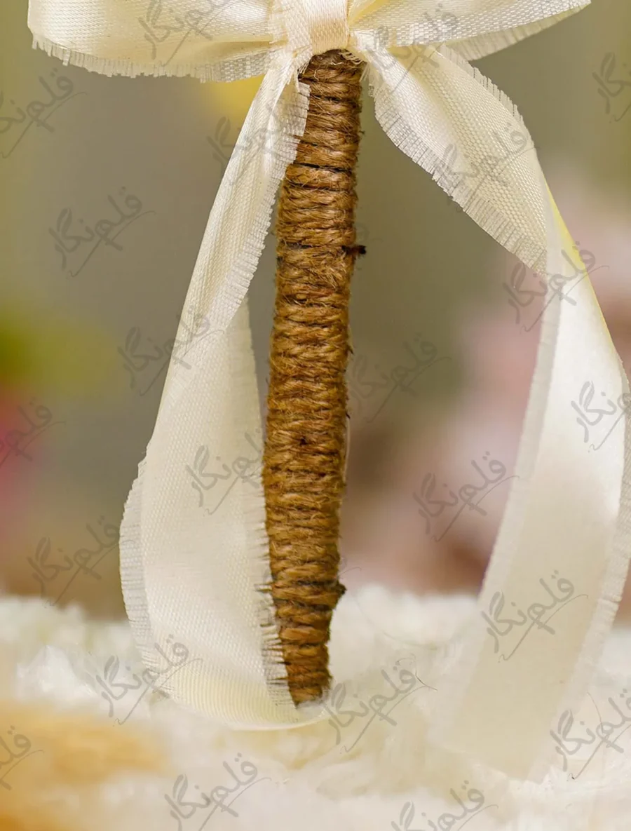 Rustic Jute Heart Nikkah Pen 2