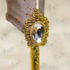 Ornate antique gold metal handle of the Nikkah signature dip pen