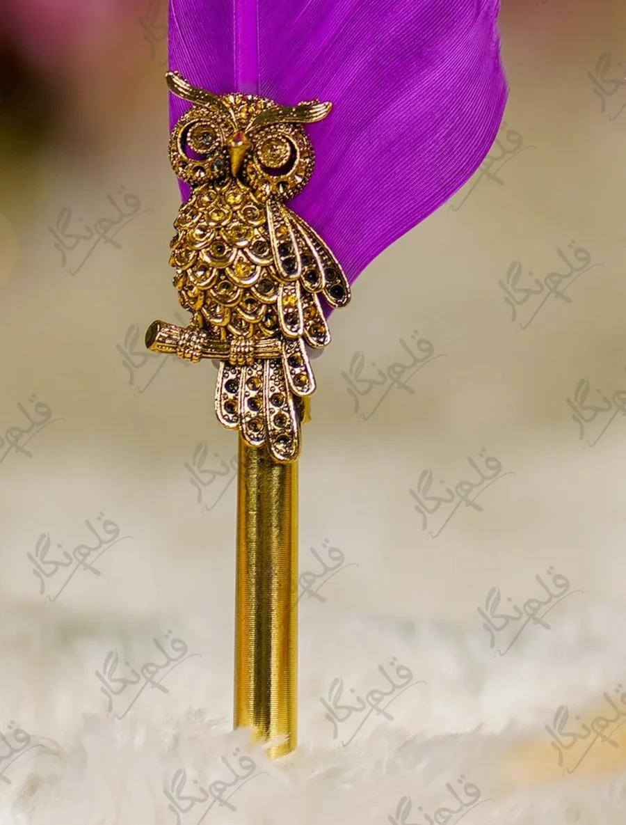 Detailed shot of the custom gold mirror acrylic calligraphy script nameplate
